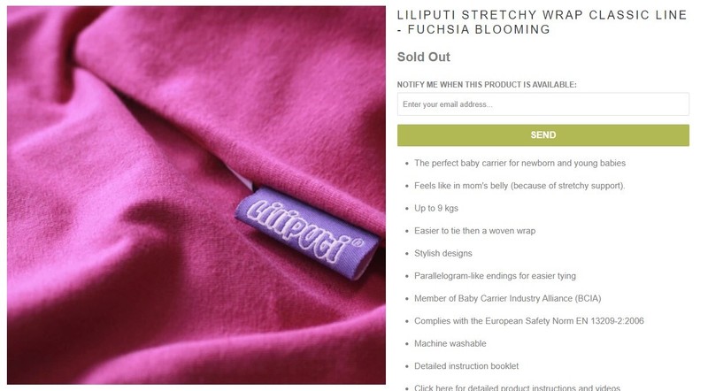 liliputi stretchy wrap
